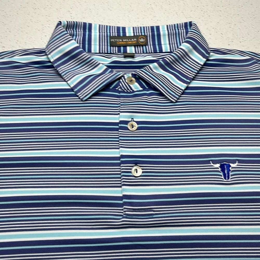 Peter Millar Summer Comfort Polo Shirt Mens XL w/chest emblem